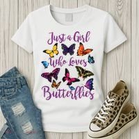 Butterfly Collection For Who Loves Butterflies Gift Women's T-Shirt thumb 3
