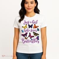 Butterfly Collection For Who Loves Butterflies Gift Women's T-Shirt thumb 4