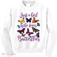 Butterfly Collection For Who Loves Butterflies Gift Kids Sweatshirt thumb 0