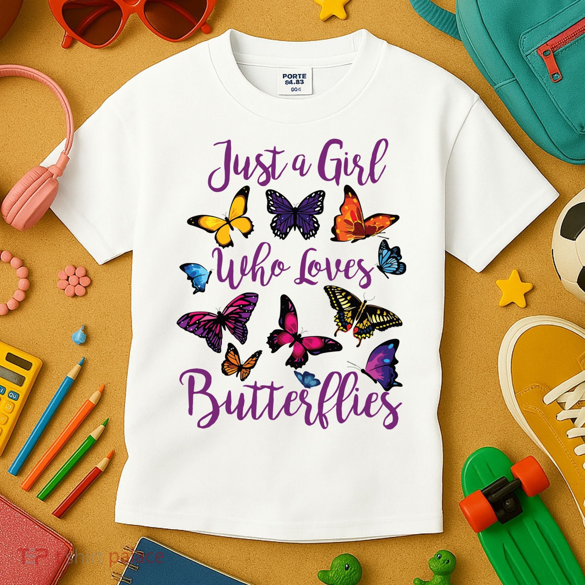Butterfly Collection For Who Loves Butterflies Gift Kids T-Shirt