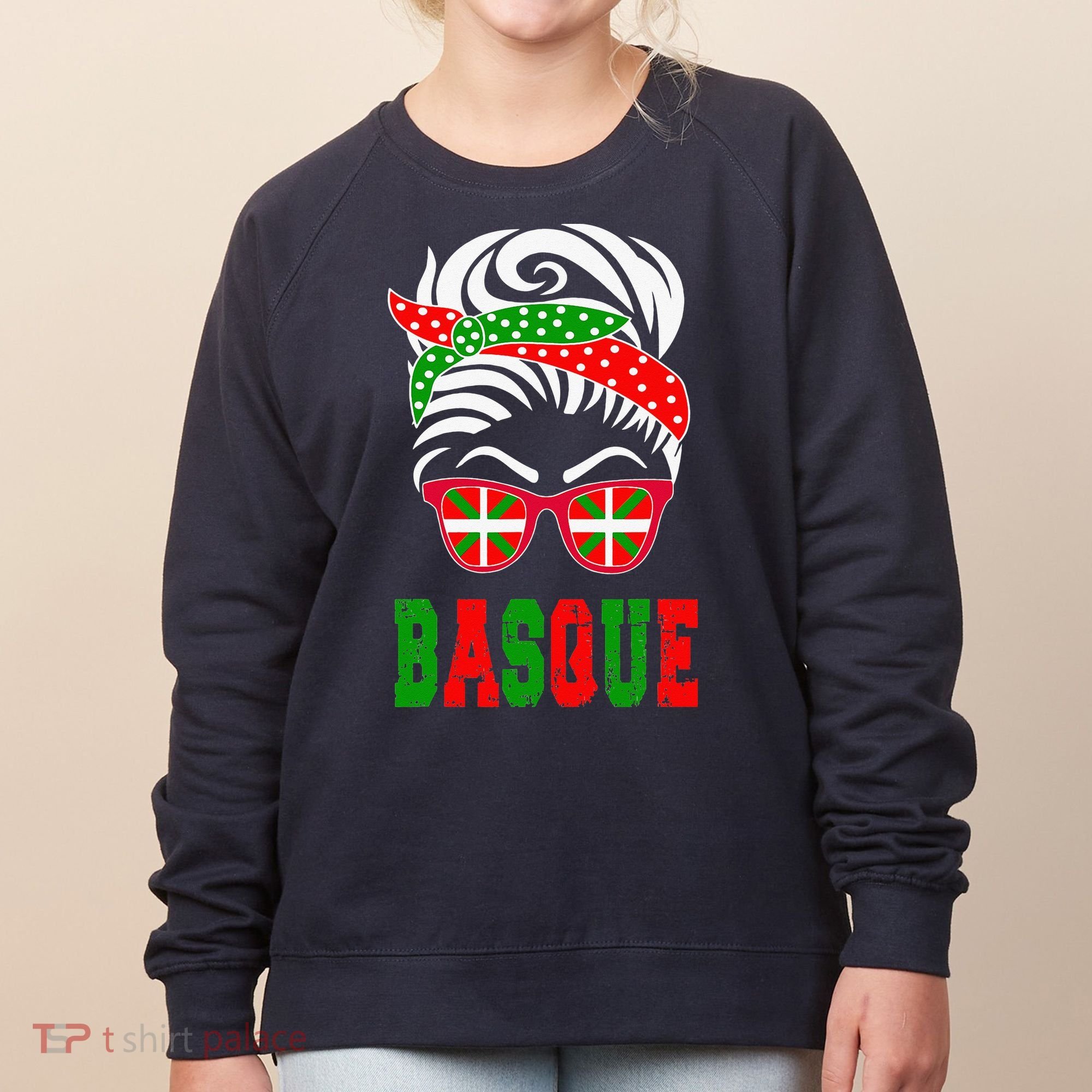 Basque Country Flag Basque Girl Women's Sweatshirt
