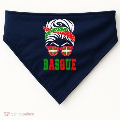Basque Country Flag Basque Girl USA-Made Doggie Bandana