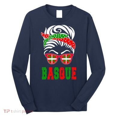 Basque Country Flag Basque Girl Long Sleeve Shirt