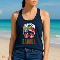 Basque Country Flag Basque Girl Women's Tank Top thumb 2