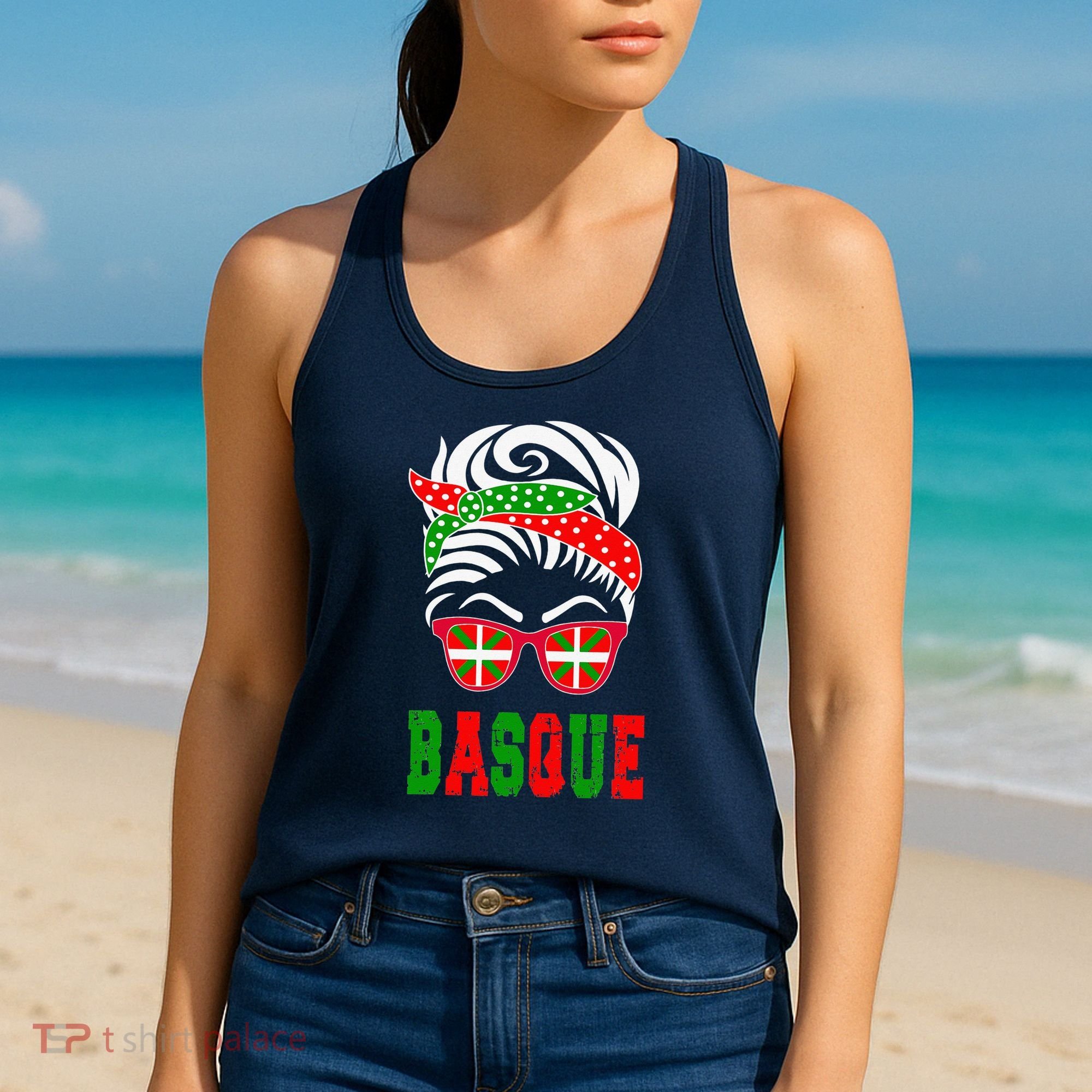 Basque Country Flag Basque Girl Women's Tank Top