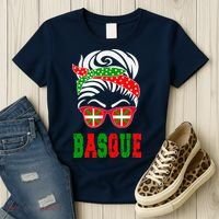 Basque Country Flag Basque Girl Women's T-Shirt thumb 3
