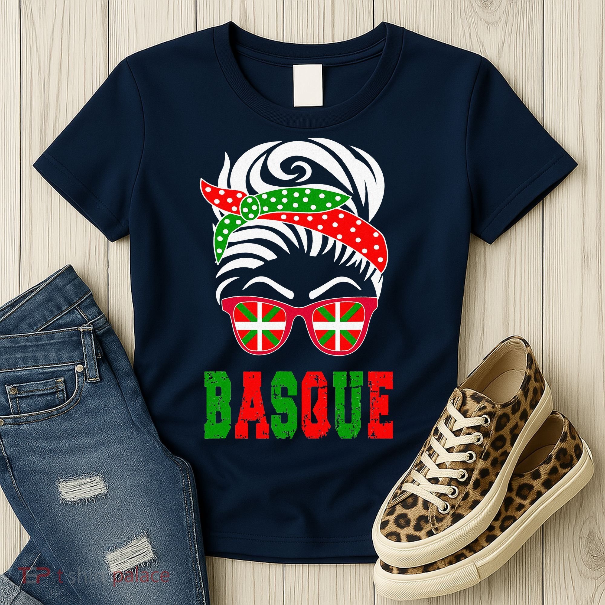 Basque Country Flag Basque Girl Women's T-Shirt
