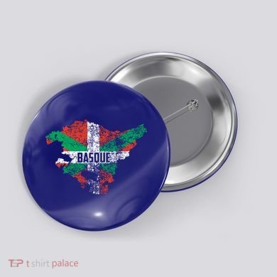 Basque Country Flag Euskadi Historical Roots Gift Meaningful Gift Button