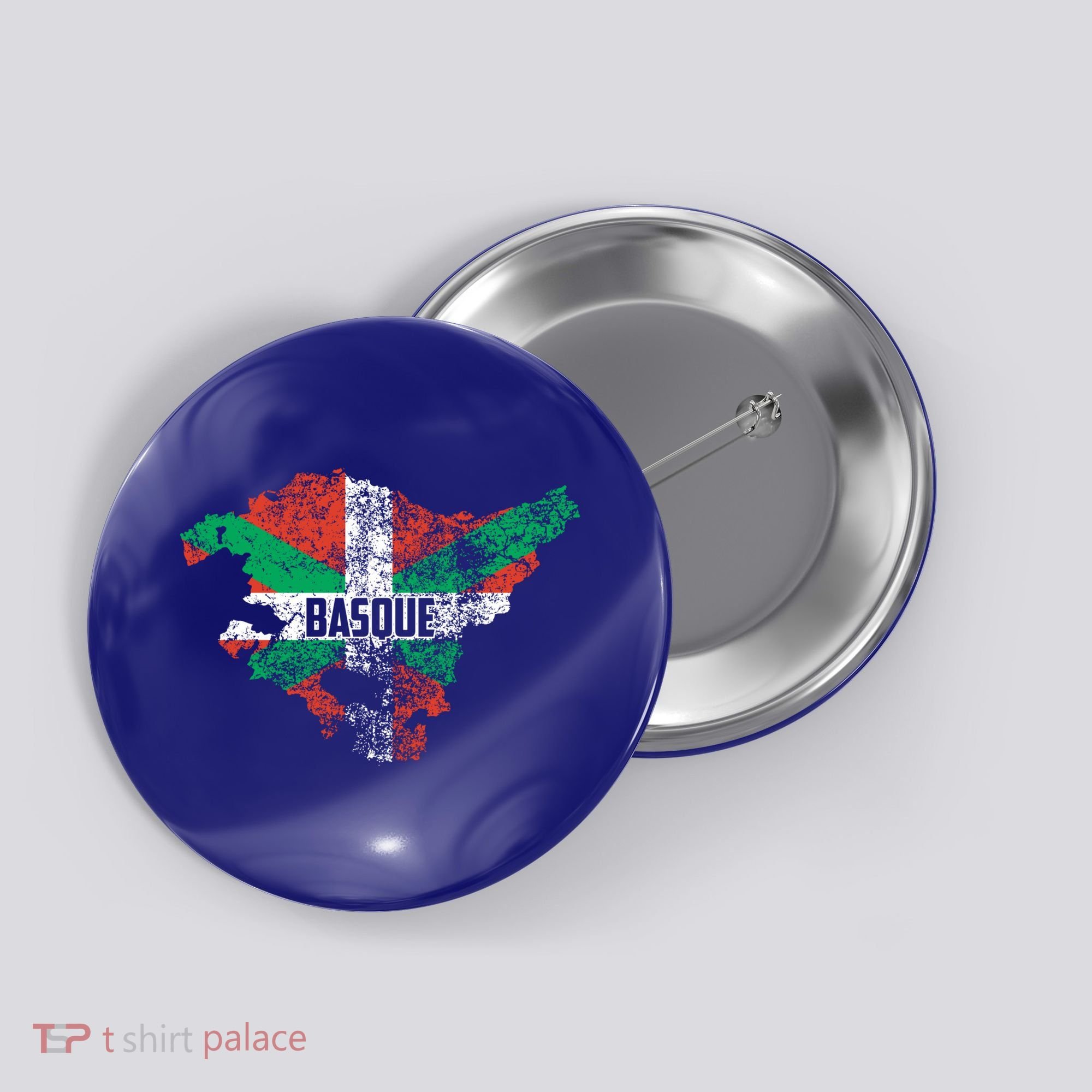 Basque Country Flag Euskadi Historical Roots Gift Meaningful Gift Button