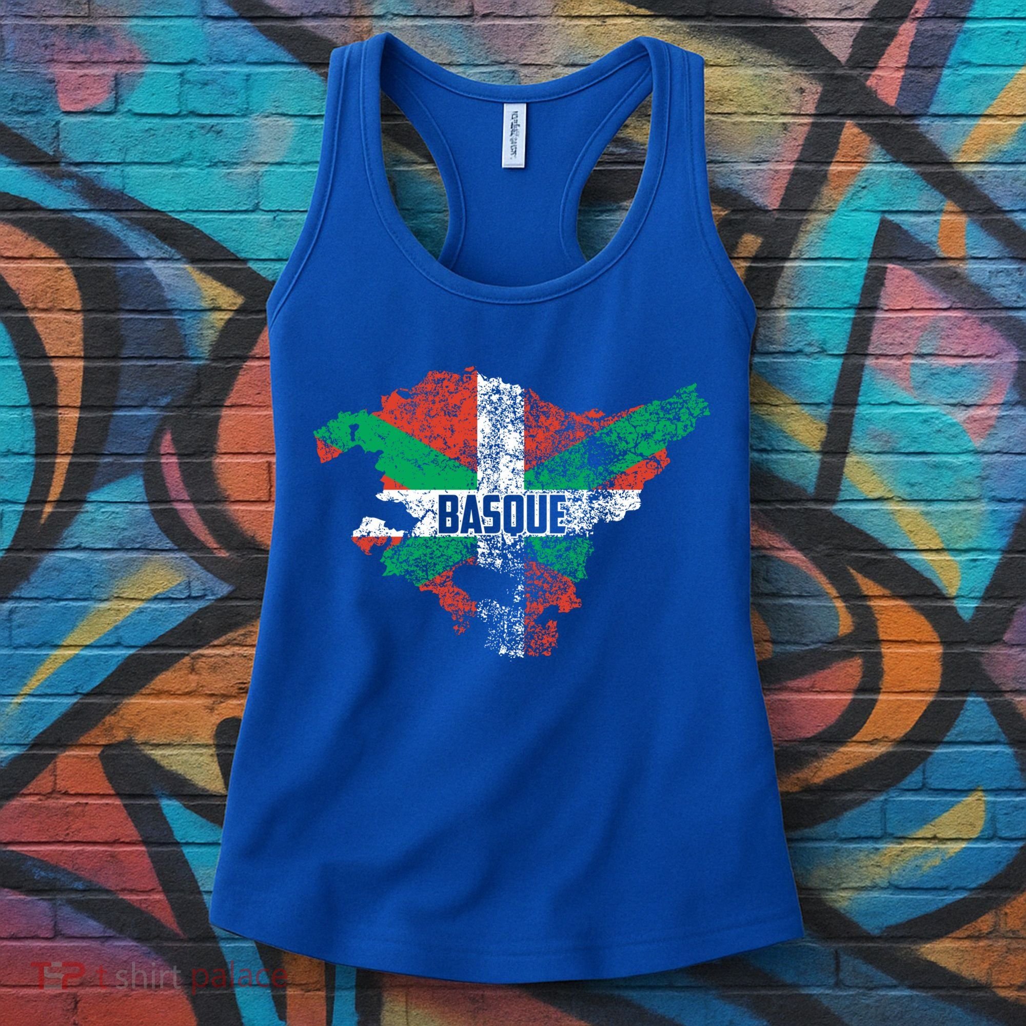 Basque Country Flag Euskadi Historical Roots Gift Meaningful Gift Women's Tank Top