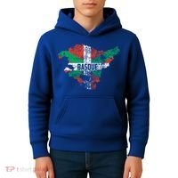 Basque Country Flag Euskadi Historical Roots Gift Meaningful Gift Kids Hoodie thumb 4