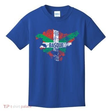 Basque Country Flag Euskadi Historical Roots Gift Meaningful Gift Kids T-Shirt