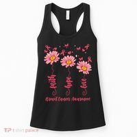 Breast Cancer Faith Hope Love Floral Women's Tank Top thumb 0