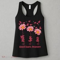 Breast Cancer Faith Hope Love Floral Women's Tank Top thumb 3