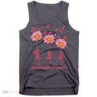 Breast Cancer Faith Hope Love Floral Tank Top thumb 0