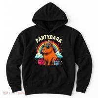 Birthday Capybara Fun Partybara Capybara Party  Hoodie thumb 0