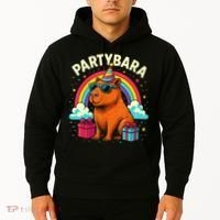 Birthday Capybara Fun Partybara Capybara Party  Hoodie thumb 2
