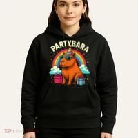 Birthday Capybara Fun Partybara Capybara Party  Hoodie thumb 5