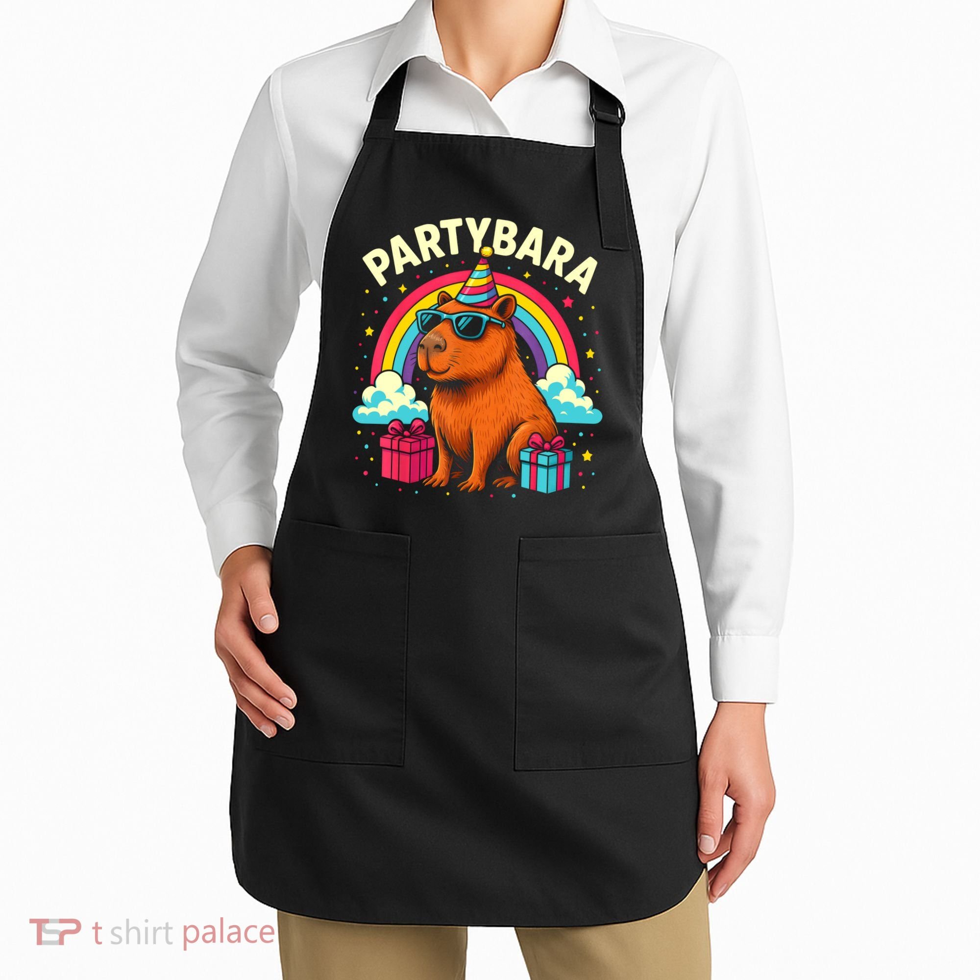 Birthday Capybara Fun Partybara Capybara Party  Apron