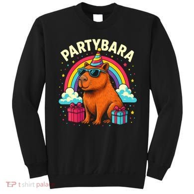 Birthday Capybara Fun Partybara Capybara Party  Sweatshirt