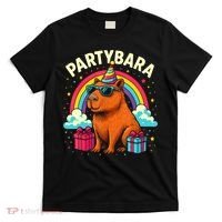 Birthday Capybara Fun Partybara Capybara Party  T-Shirt thumb 0