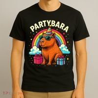 Birthday Capybara Fun Partybara Capybara Party  T-Shirt thumb 3
