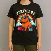 Birthday Capybara Fun Partybara Capybara Party  T-Shirt thumb 4