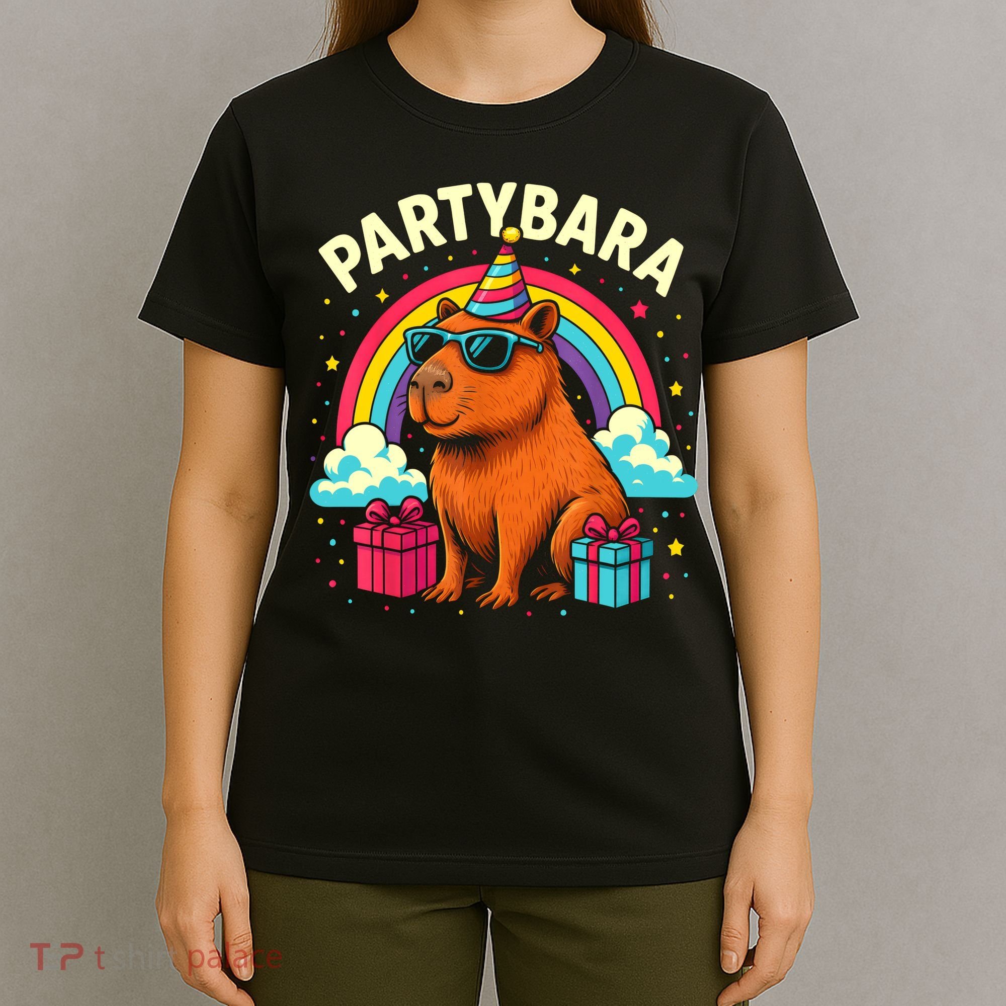 Birthday Capybara Fun Partybara Capybara Party  T-Shirt