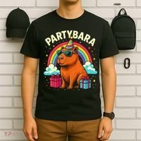 Birthday Capybara Fun Partybara Capybara Party  T-Shirt thumb 6