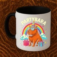 Birthday Capybara Fun Partybara Capybara Party  Coffee Mug thumb 2