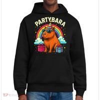 Birthday Capybara Fun Partybara Capybara Party  District V.I.T. Heavyweight Hoodie thumb 0