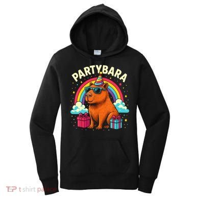 Birthday Capybara Fun Partybara Capybara Party  Women's Hoodie