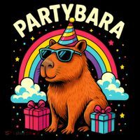 Birthday Capybara Fun Partybara Capybara Party  Women's Hoodie thumb 2