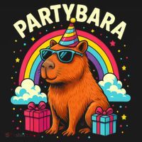 Birthday Capybara Fun Partybara Capybara Party  Mousepad thumb 1