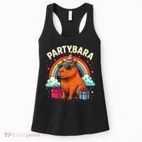 Birthday Capybara Fun Partybara Capybara Party  Women's Tank Top thumb 0
