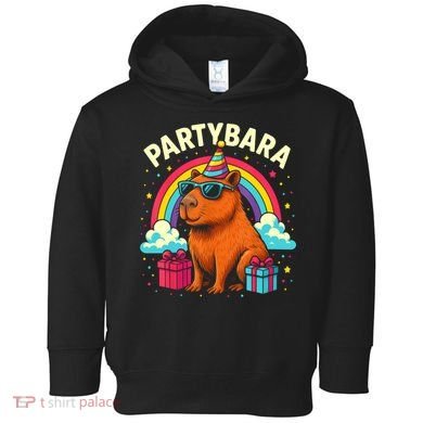 Birthday Capybara Fun Partybara Capybara Party  Toddler Hoodie