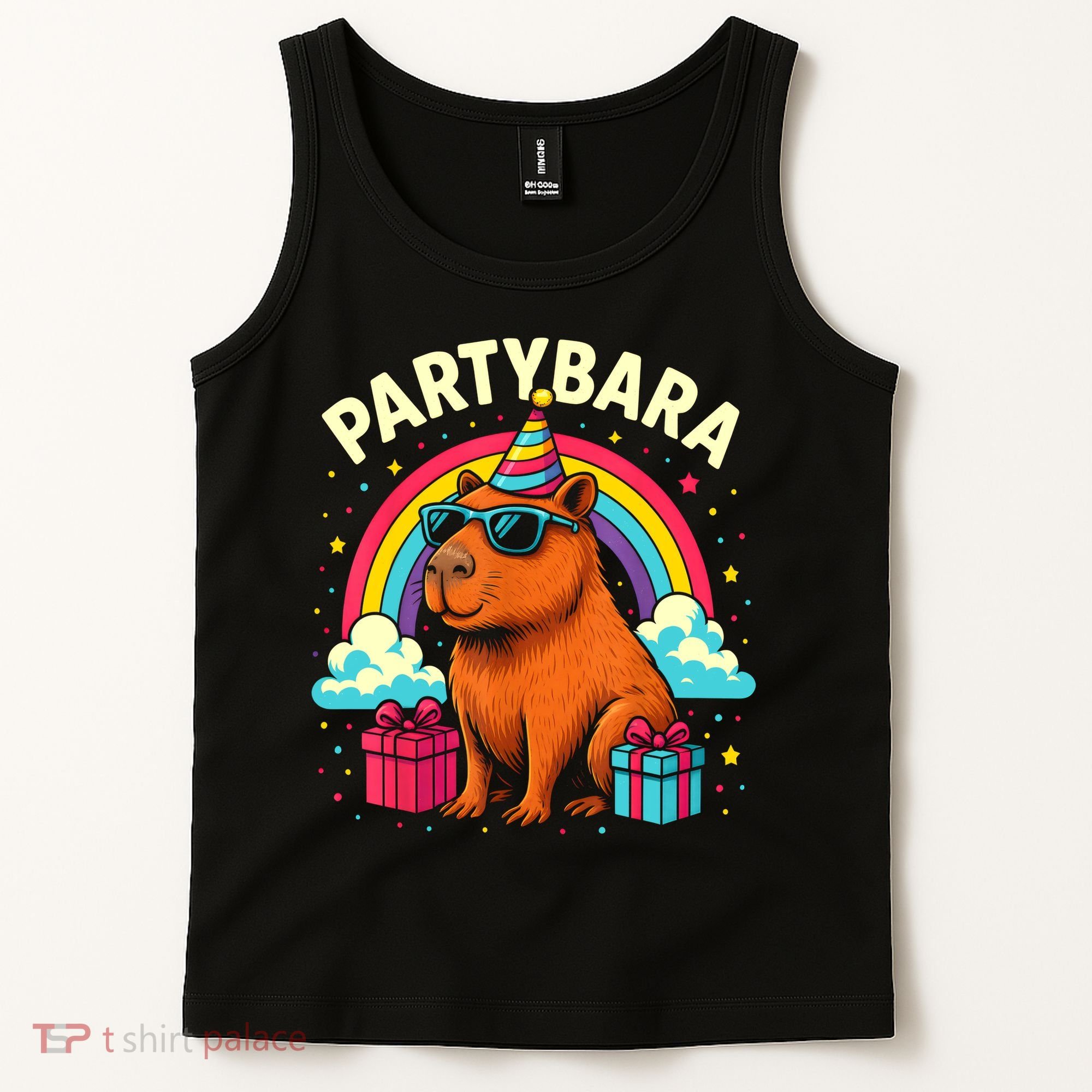 Birthday Capybara Fun Partybara Capybara Party  Tank Top