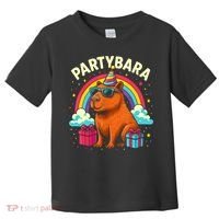 Birthday Capybara Fun Partybara Capybara Party  Toddler T-Shirt thumb 0