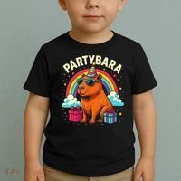 Birthday Capybara Fun Partybara Capybara Party  Toddler T-Shirt thumb 2