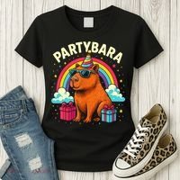 Birthday Capybara Fun Partybara Capybara Party  Women's T-Shirt thumb 3