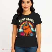 Birthday Capybara Fun Partybara Capybara Party  Women's T-Shirt thumb 4