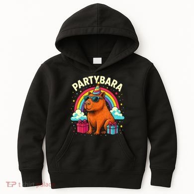 Birthday Capybara Fun Partybara Capybara Party  Kids Hoodie
