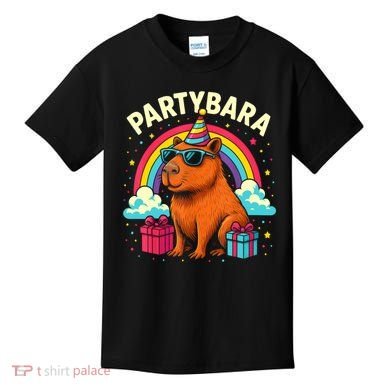 Birthday Capybara Fun Partybara Capybara Party  Kids T-Shirt