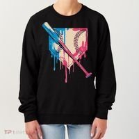 Baseball Cute For Women Ice Cream Cute Baseball Gift Women's Sweatshirt thumb 0