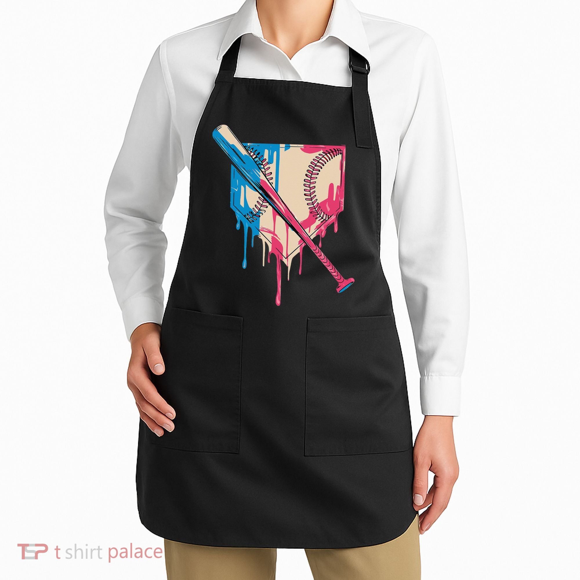 Baseball Cute For Women Ice Cream Cute Baseball Gift Apron