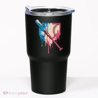 Baseball Cute For Women Ice Cream Cute Baseball Gift Tumbler thumb 0