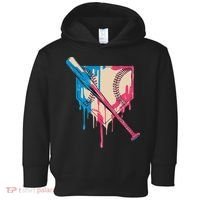 Baseball Cute For Women Ice Cream Cute Baseball Gift Toddler Hoodie thumb 0