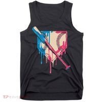 Baseball Cute For Women Ice Cream Cute Baseball Gift Tank Top thumb 0