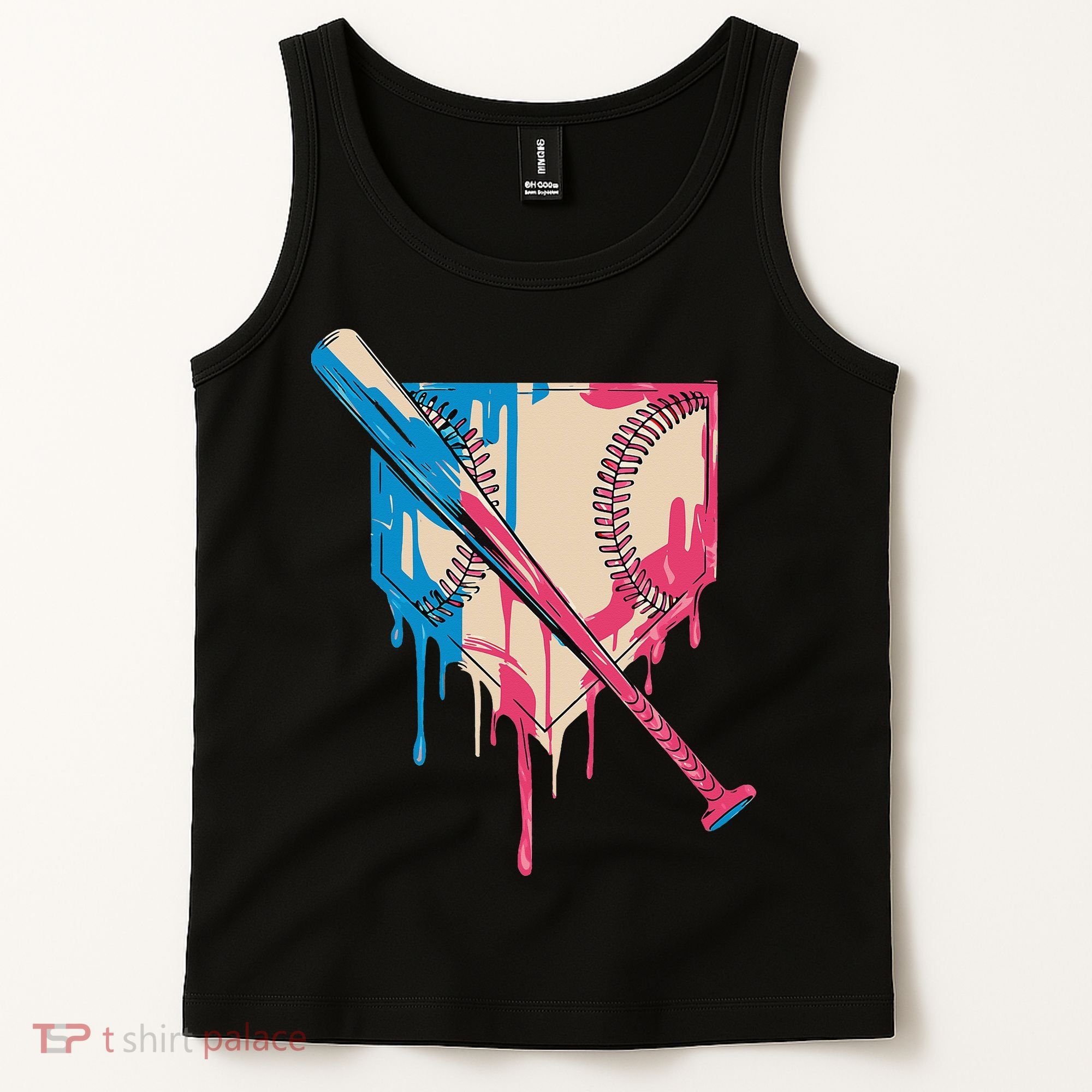 Baseball Cute For Women Ice Cream Cute Baseball Gift Tank Top