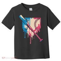 Baseball Cute For Women Ice Cream Cute Baseball Gift Toddler T-Shirt thumb 0
